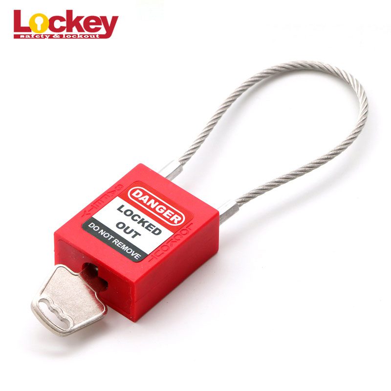 Steel Cable Shackle Safety Padlock PC175D3.2